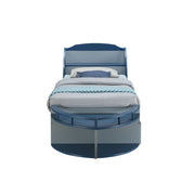 ACME Neptune II - Twin Bed - Gray & Navy | Meri Furniture