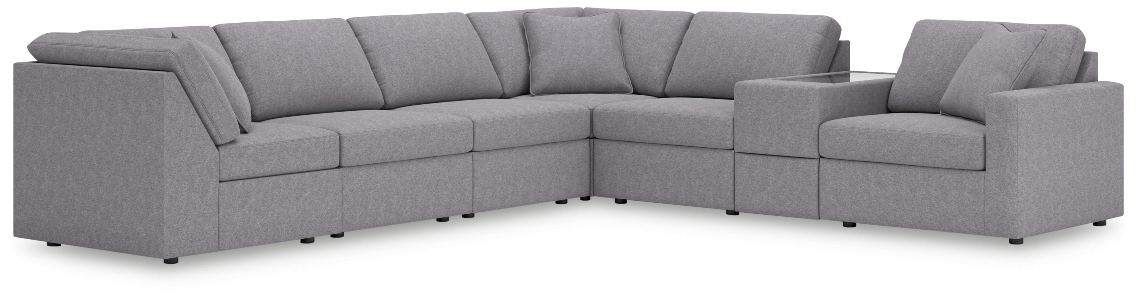 Signature Design by Ashley® Modmax - Granite - Sectional | Meri Furniture