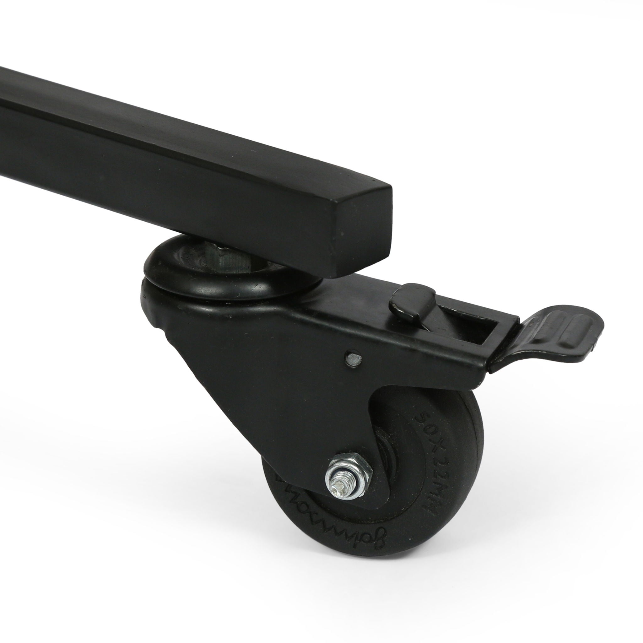 Modern Industrial Bed Laptop Table With C - Shape Design And Adjustable Height - Natural