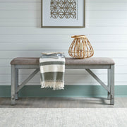 Liberty Furniture Newport - Counter Height Dining Bench - Gray | Meri Furniture