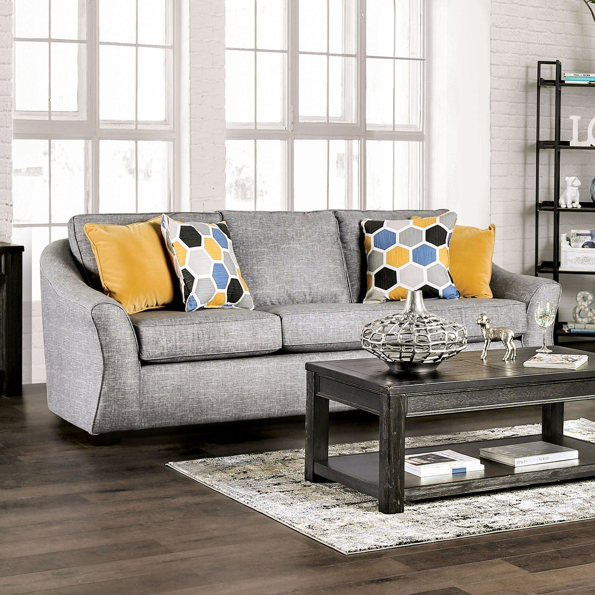Furniture of America Jarrow - Sofa | Meri Furniture