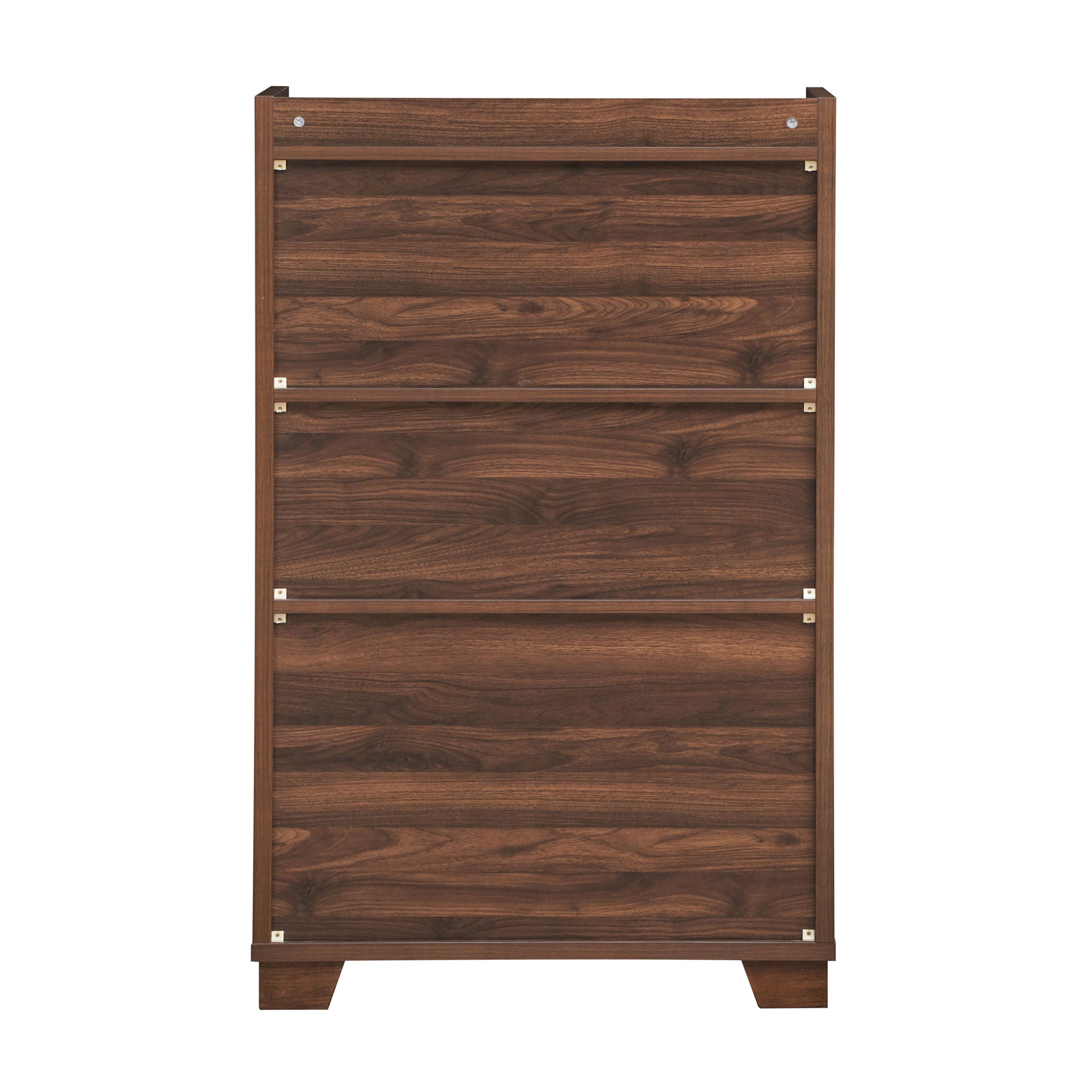 Farmhouse Style Monita Wine Cabinet With Storage Space - Walnut