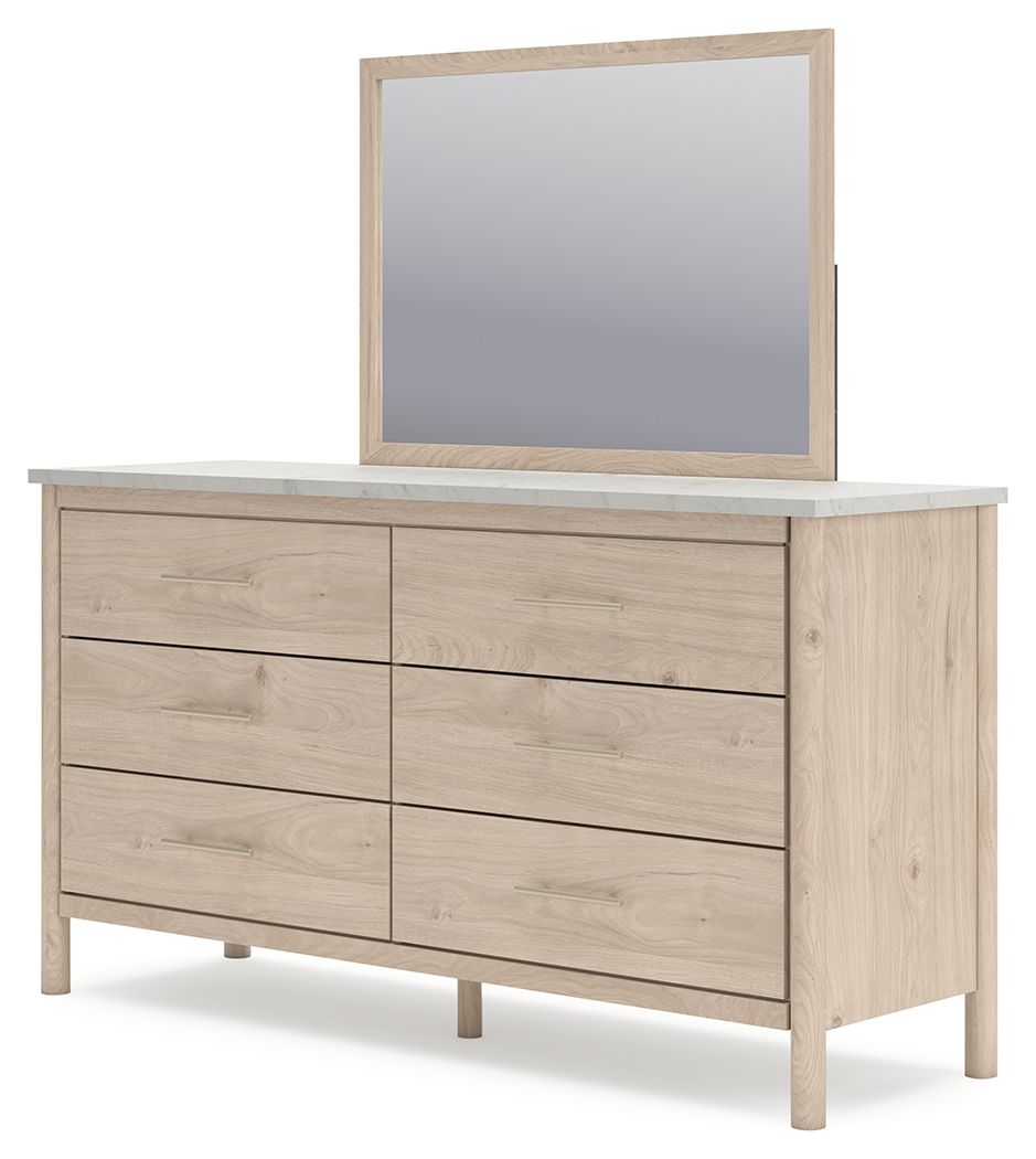 Signature Design by Ashley® Cadmori - Two-tone - Dresser And Mirror | Meri Furniture
