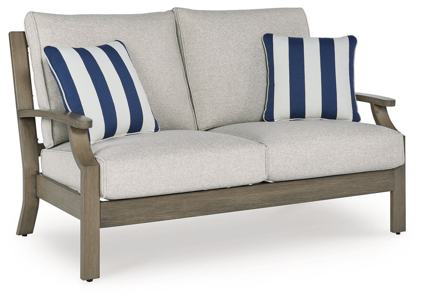 Signature Design by Ashley® Rainier Ranch - Brown / Beige - Loveseat With Cushion | Meri Furniture