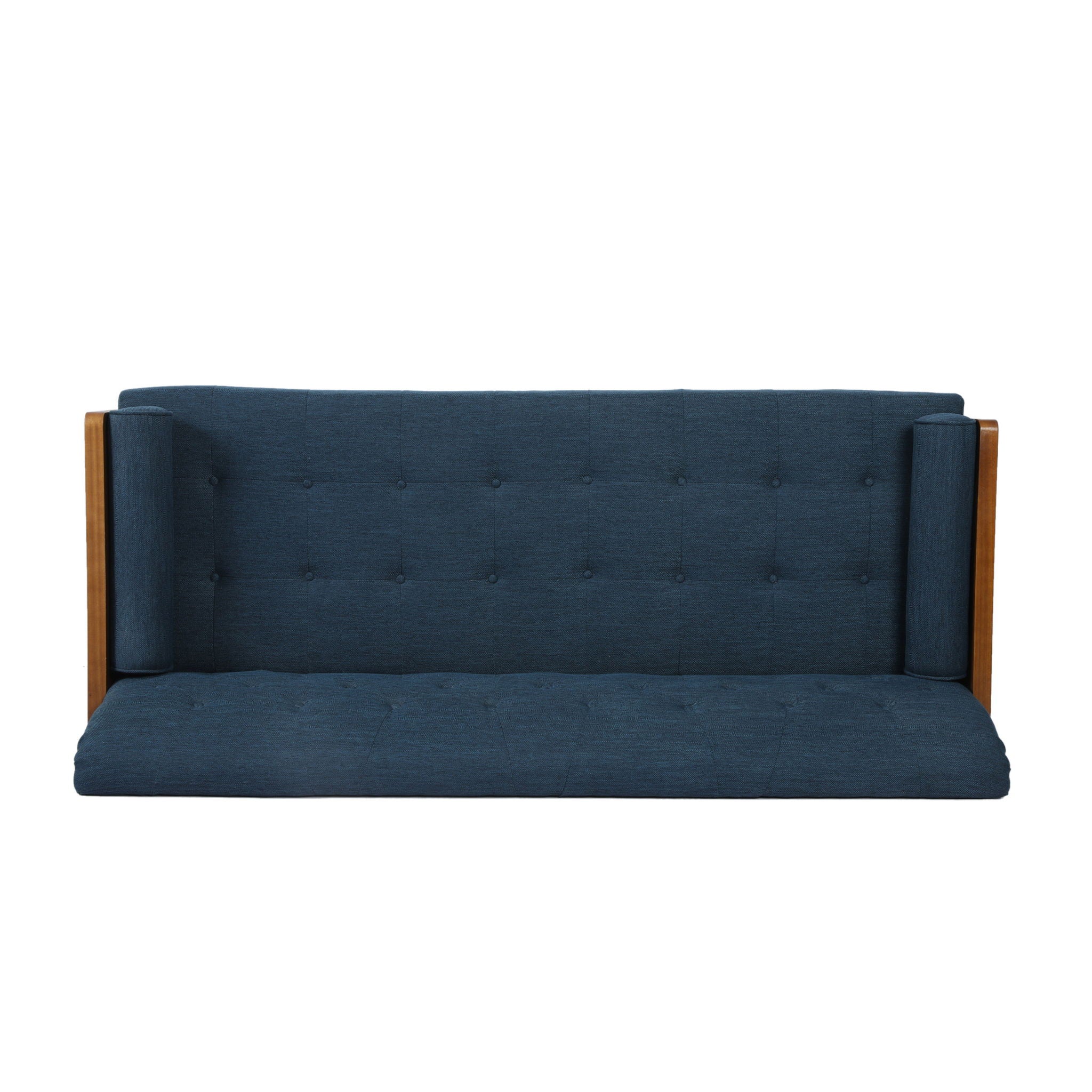 Aidan - Mid Century Modern Tufted Fabric Sofa