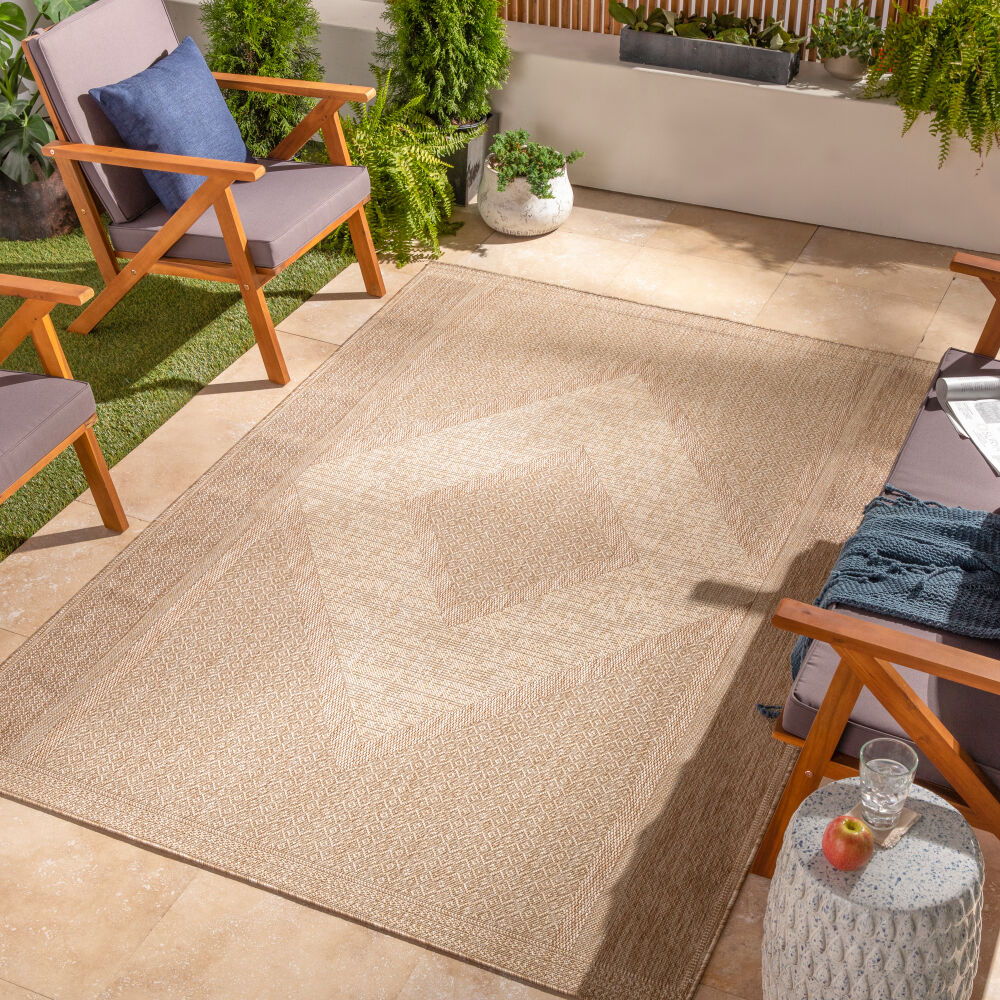Tuareg Machine Woven Rug