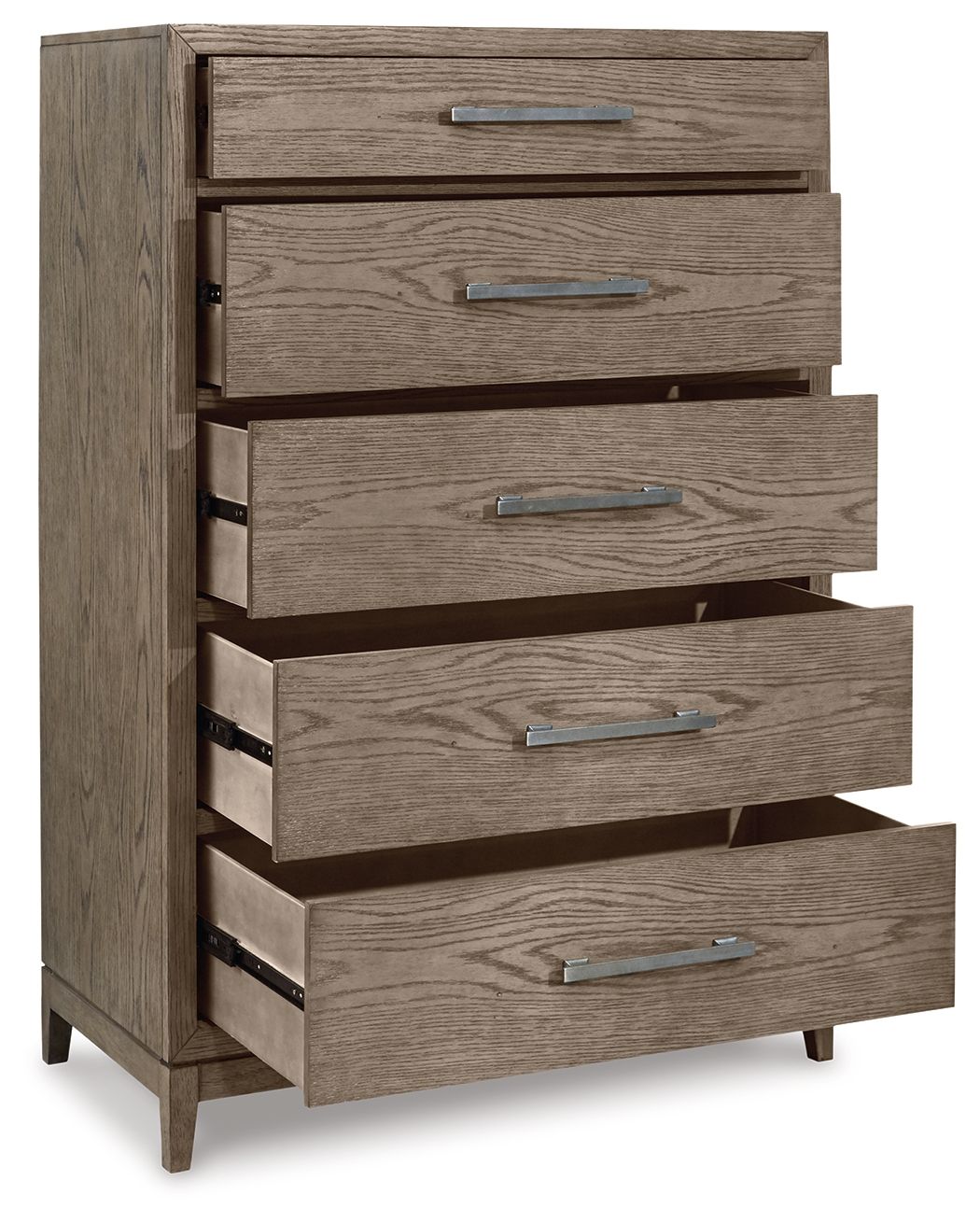 Signature Design by Ashley® Chrestner - Gray - Five Drawer Chest | Meri Furniture