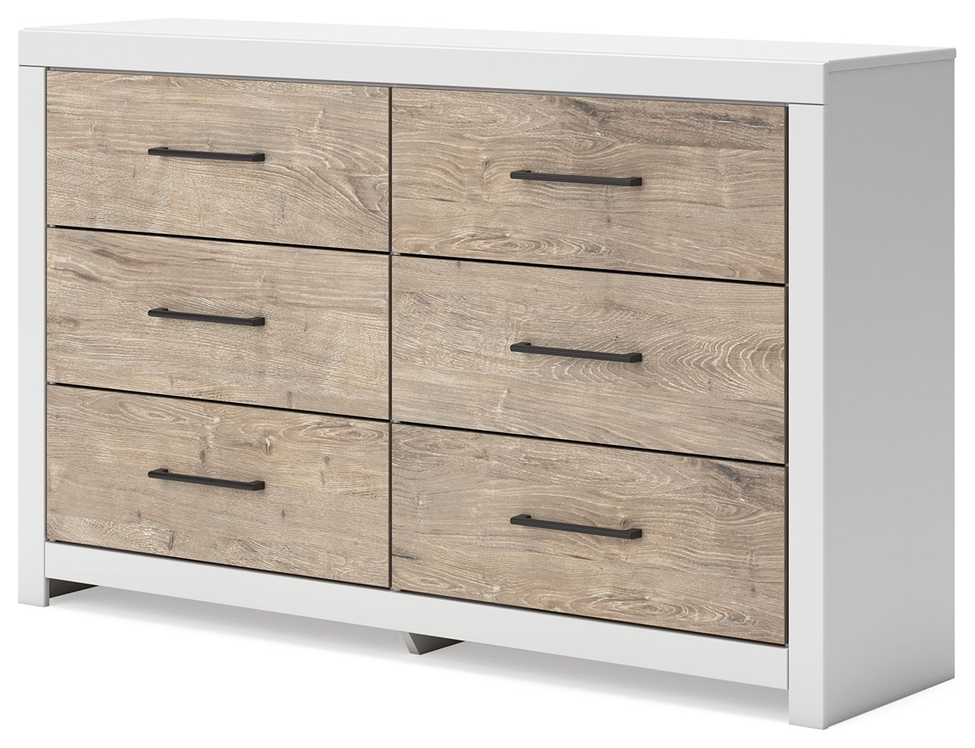Signature Design by Ashley® Charbitt - Two-tone - Six Drawer Dresser | Meri Furniture