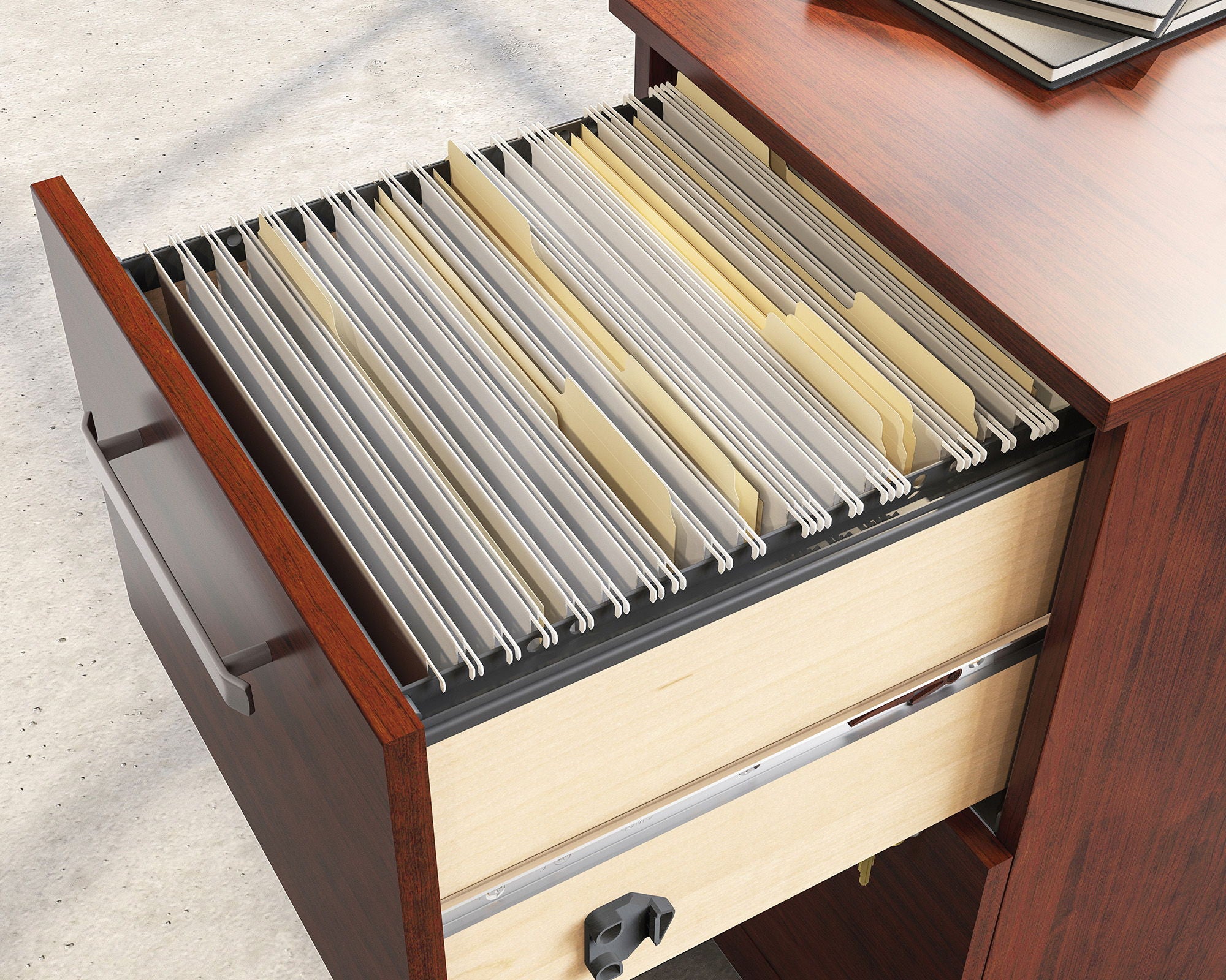 Commercial 2-Drawer Pedestal File Cabinet