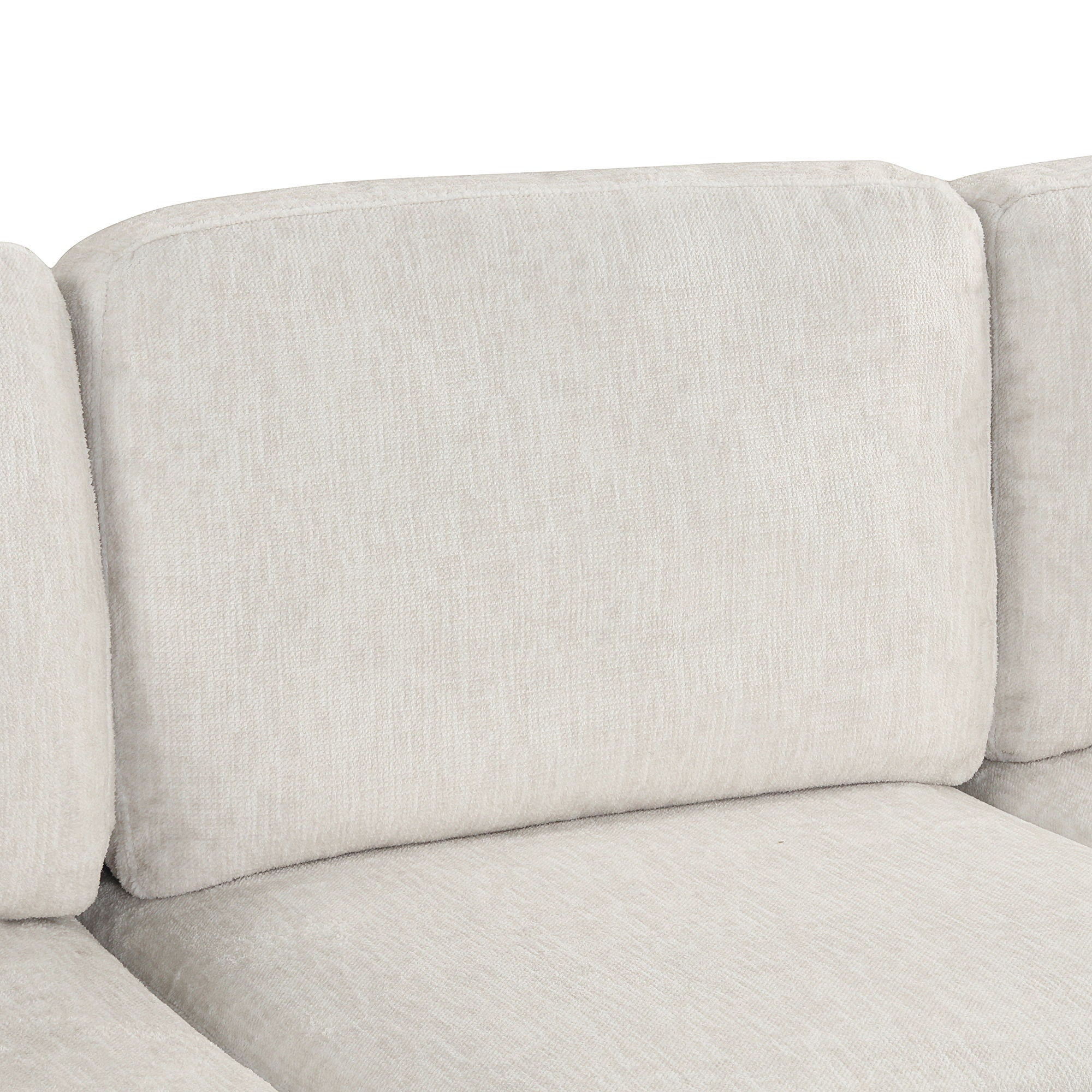 Contemporary U - Shaped Sectional Sofa With Movable Storage Ottoman