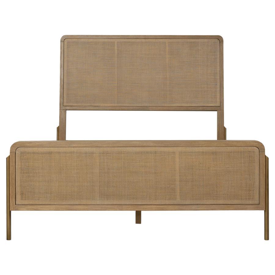 Coaster Fine Furniture Arini - Rattan Panel Bed | Meri Furniture