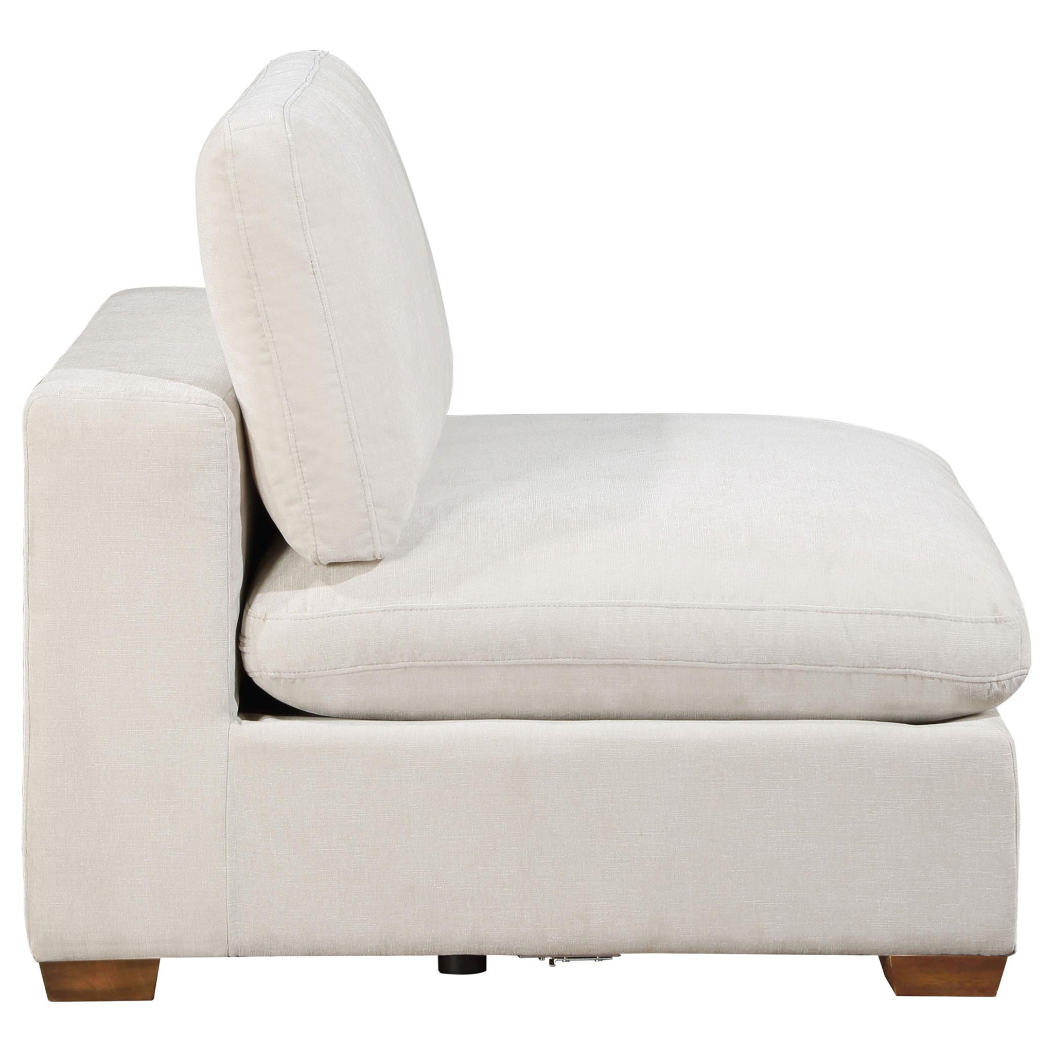 Lakeview 5-piece Upholstered Modular Sectional Sofa Ivory