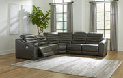 Signature Design by Ashley® Center Line - Power Recliner Sectional | Meri Furniture