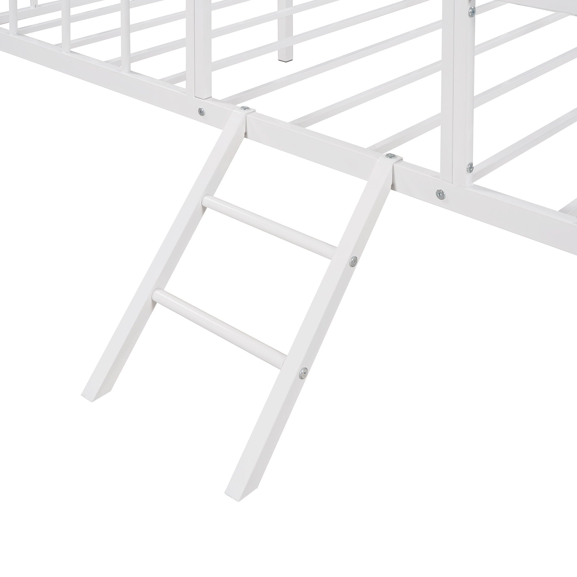 House Bed Frame With Slatted Support, No Box Spring Needed