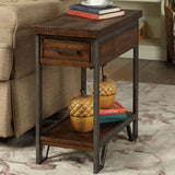 Brick Attic - Side Table - Oak / Multi