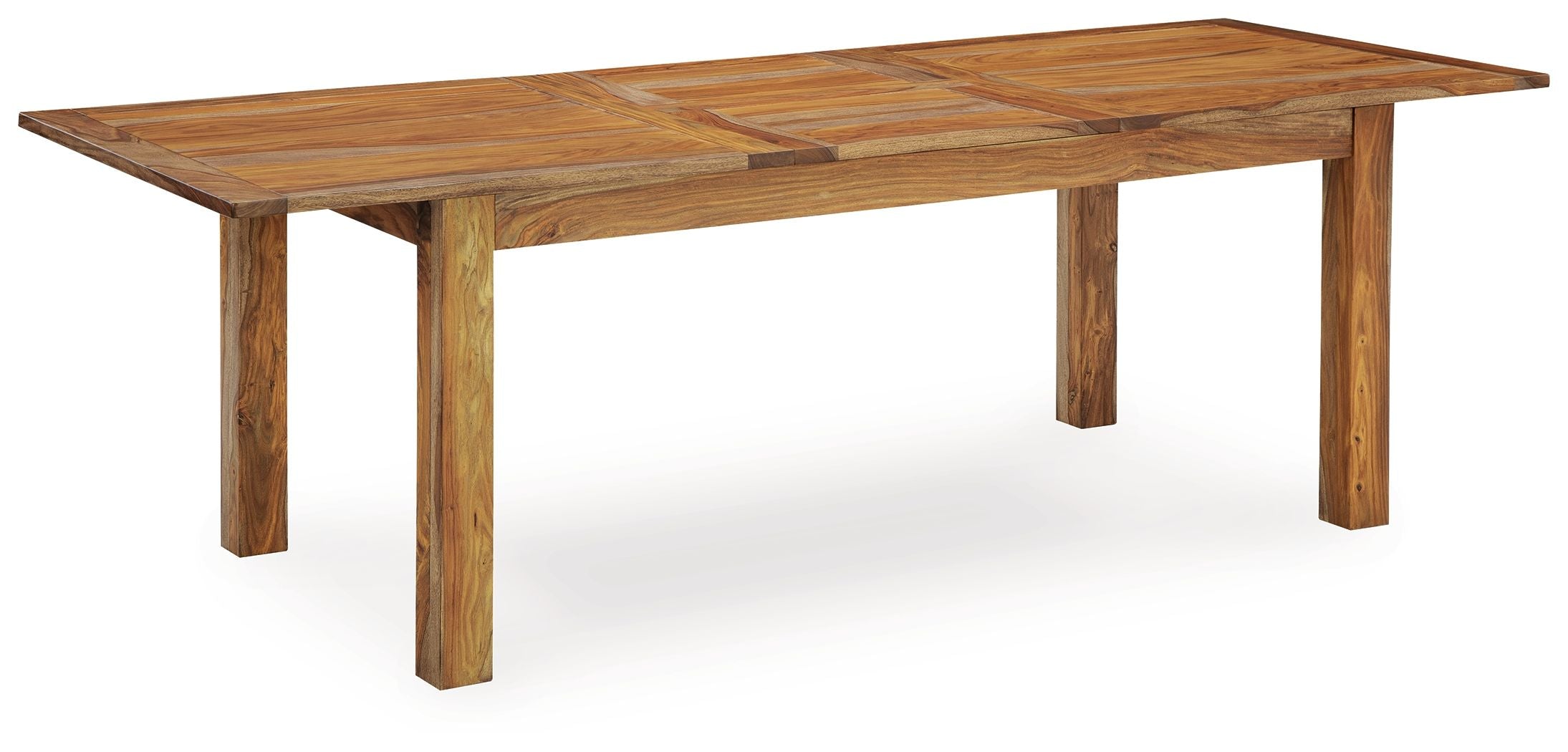 Signature Design by Ashley® Dressonni - Brown - Rectangular Dining Room Butterfly Extension Table | Meri Furniture
