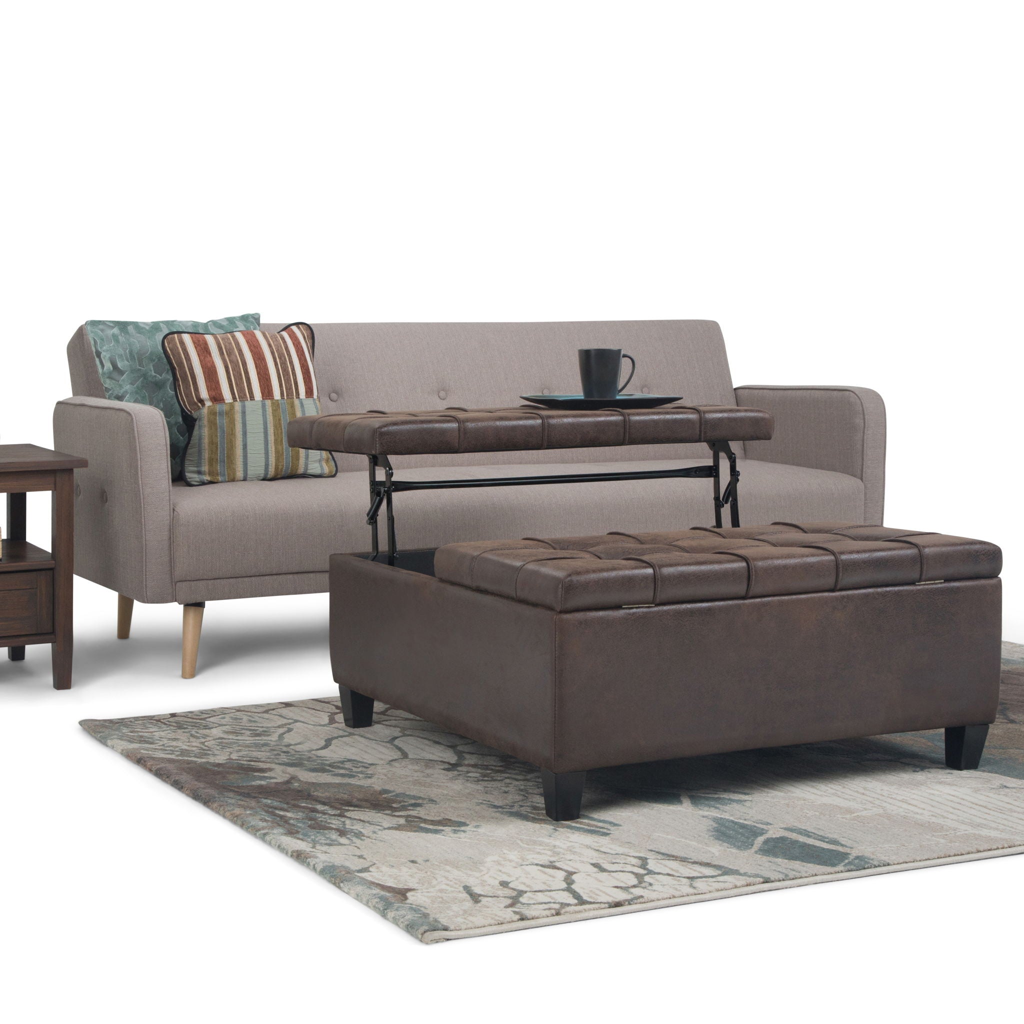 Harrison - Large Coffee Table Storage Ottoman