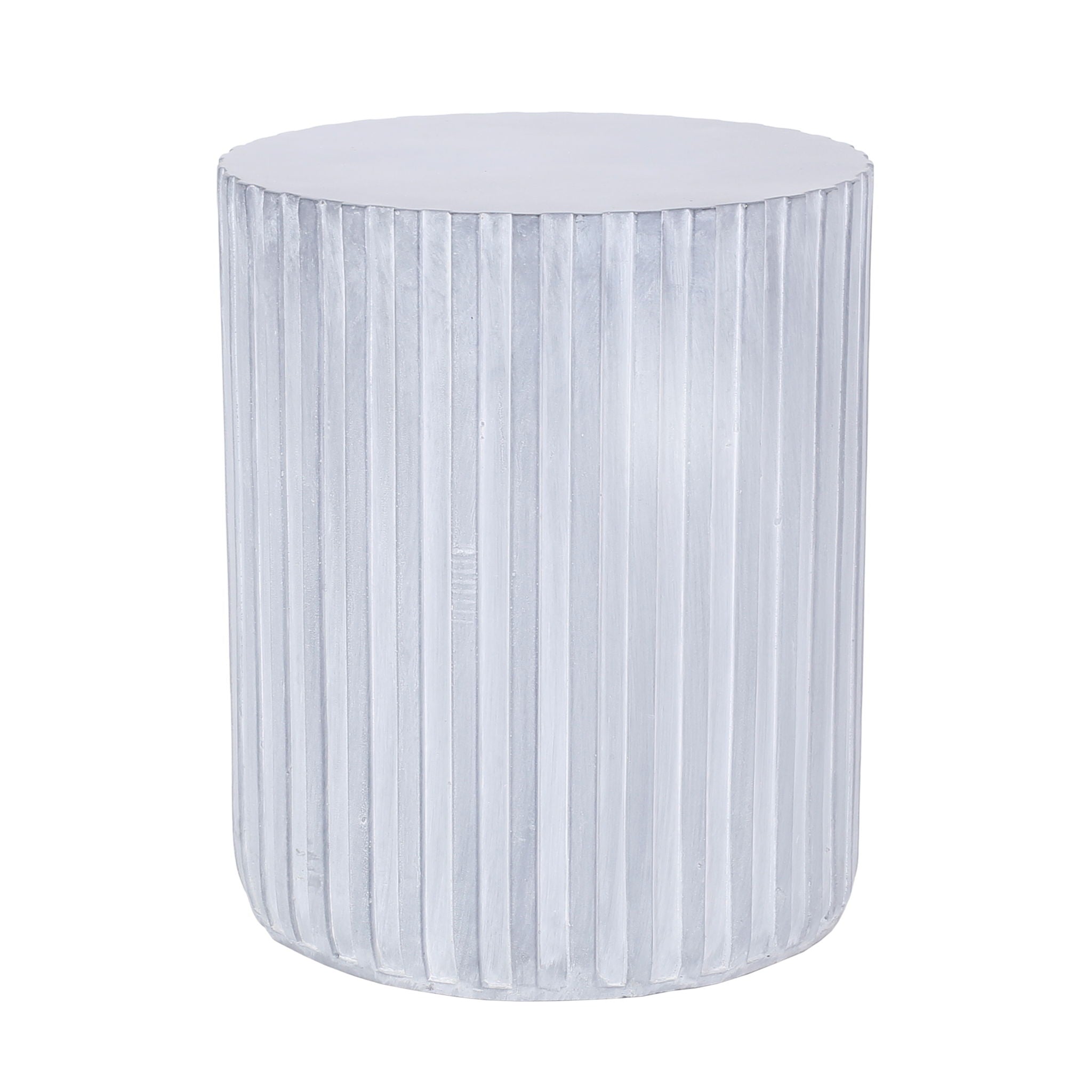 End Table, Outdoor - Light Blue