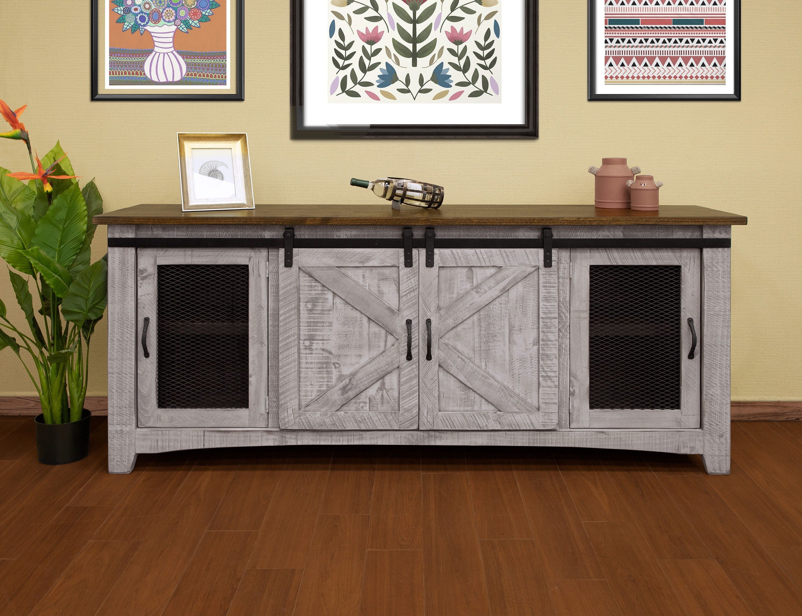 International Furniture Direct Pueblo - TV Stand | Meri Furniture