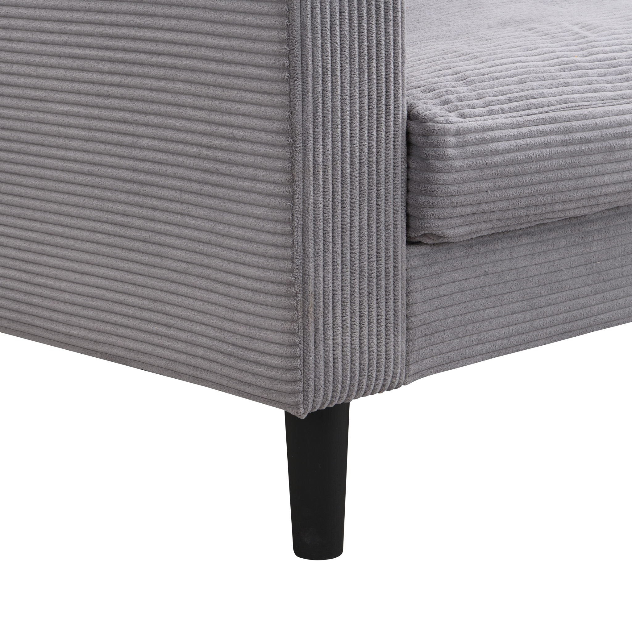 Modern Upholstered 3 Seat Sofa, High Resilience