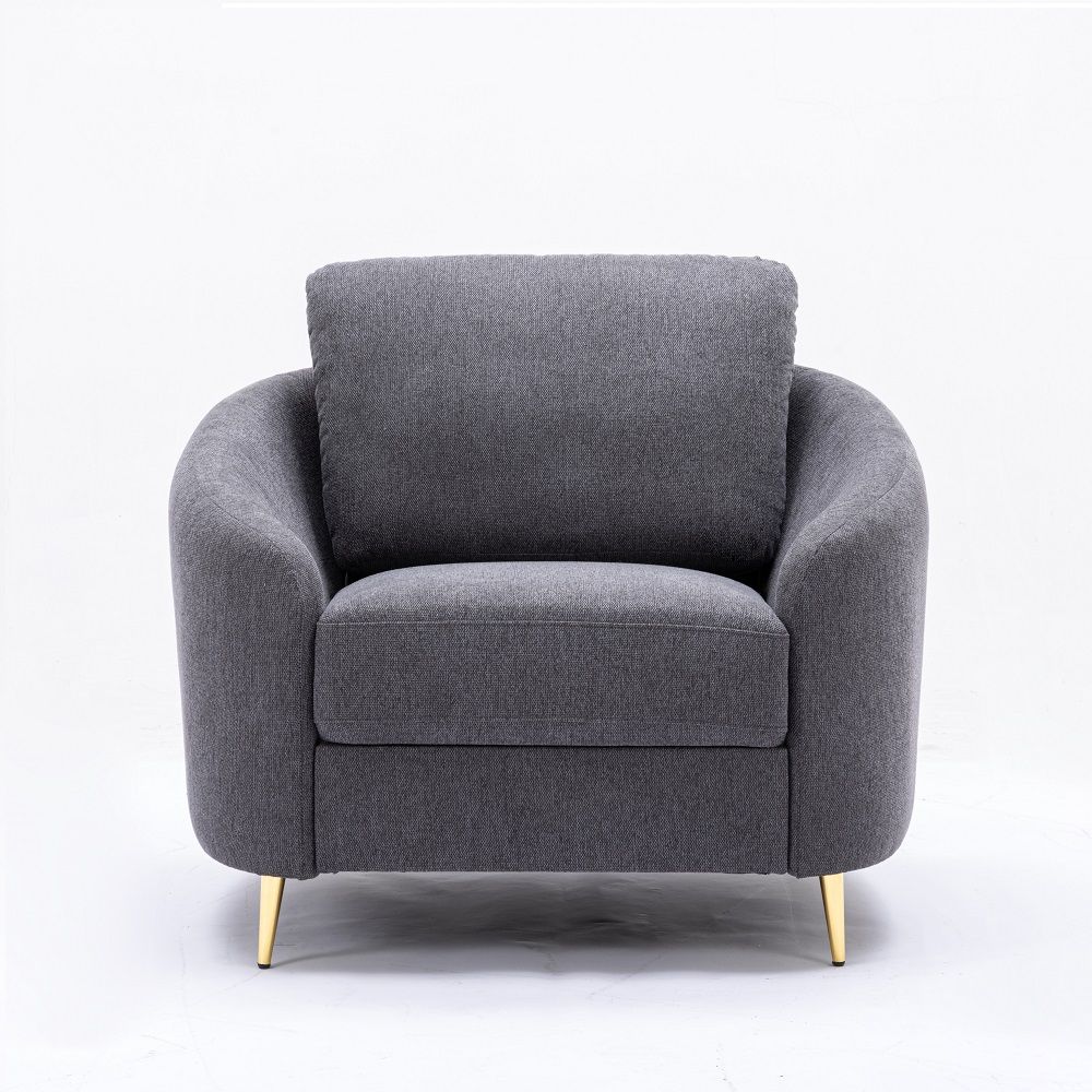 ACME Yuina - Chair - Gray Linen | Meri Furniture