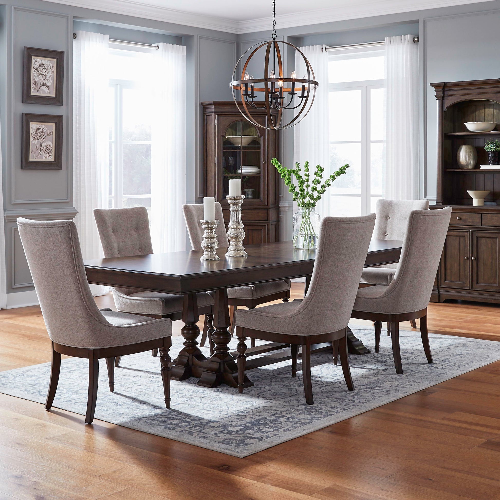 Liberty Furniture Arden Road - Opt Trestle Table Set | Meri Furniture