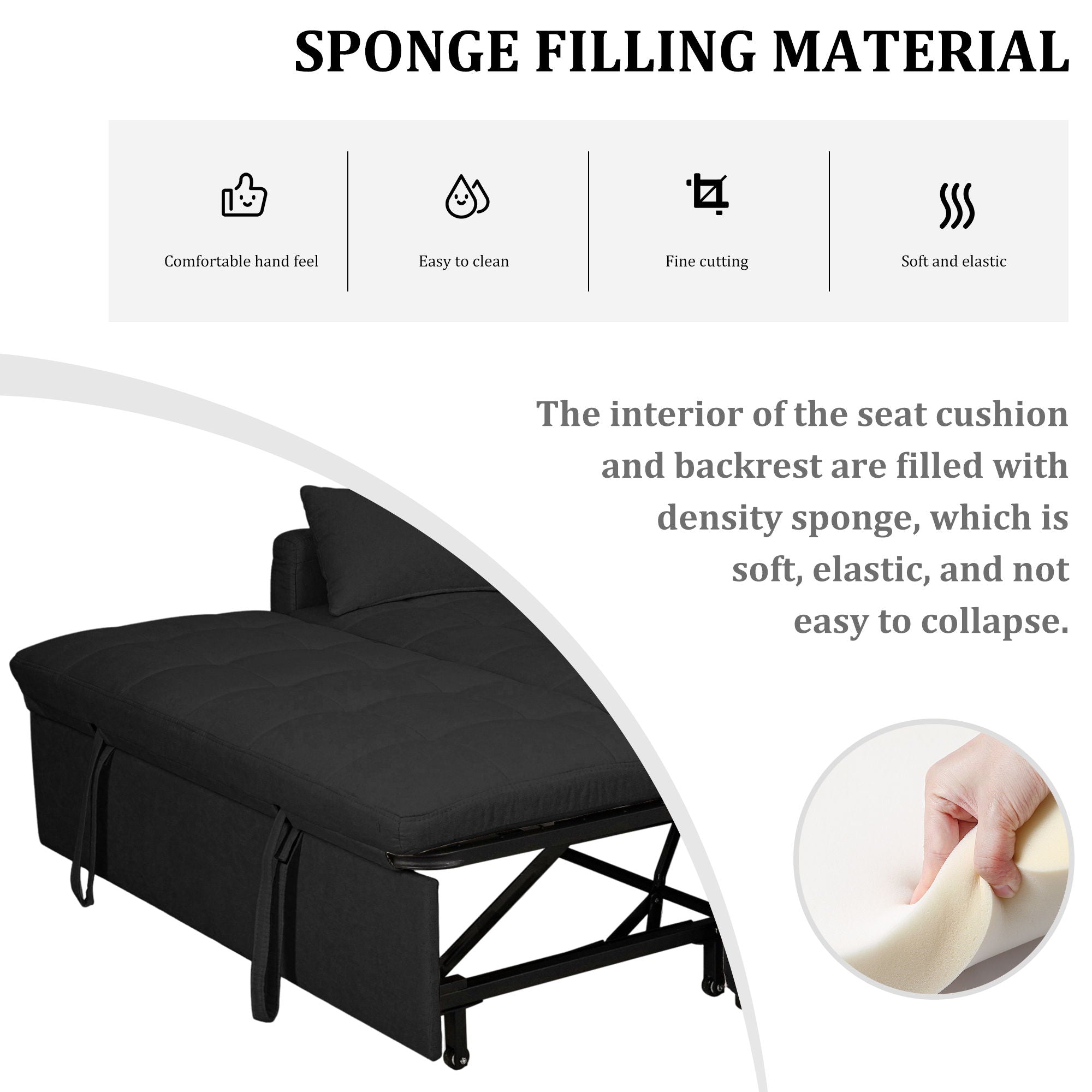 Balus - Sofa Bed Combination With Storage Pockets