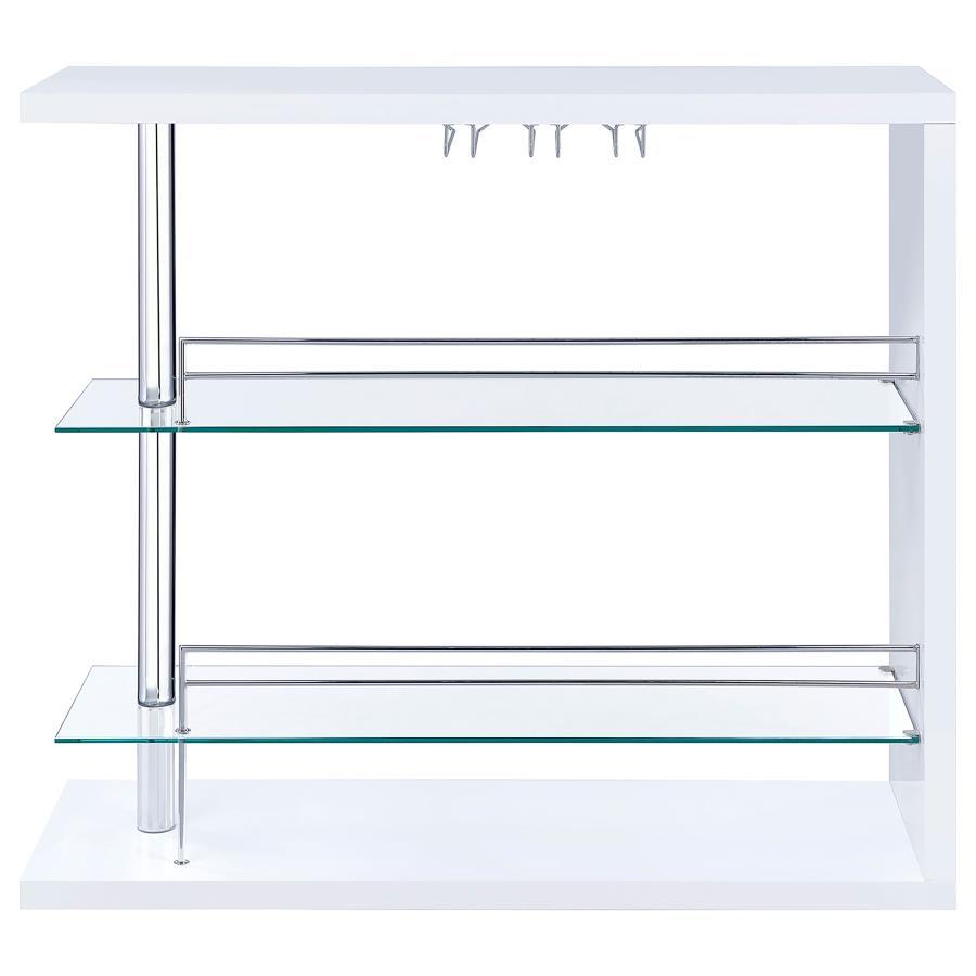 Coaster Fine Furniture Prescott - Rectangular 2-Shelf Bar Unit | Meri Furniture