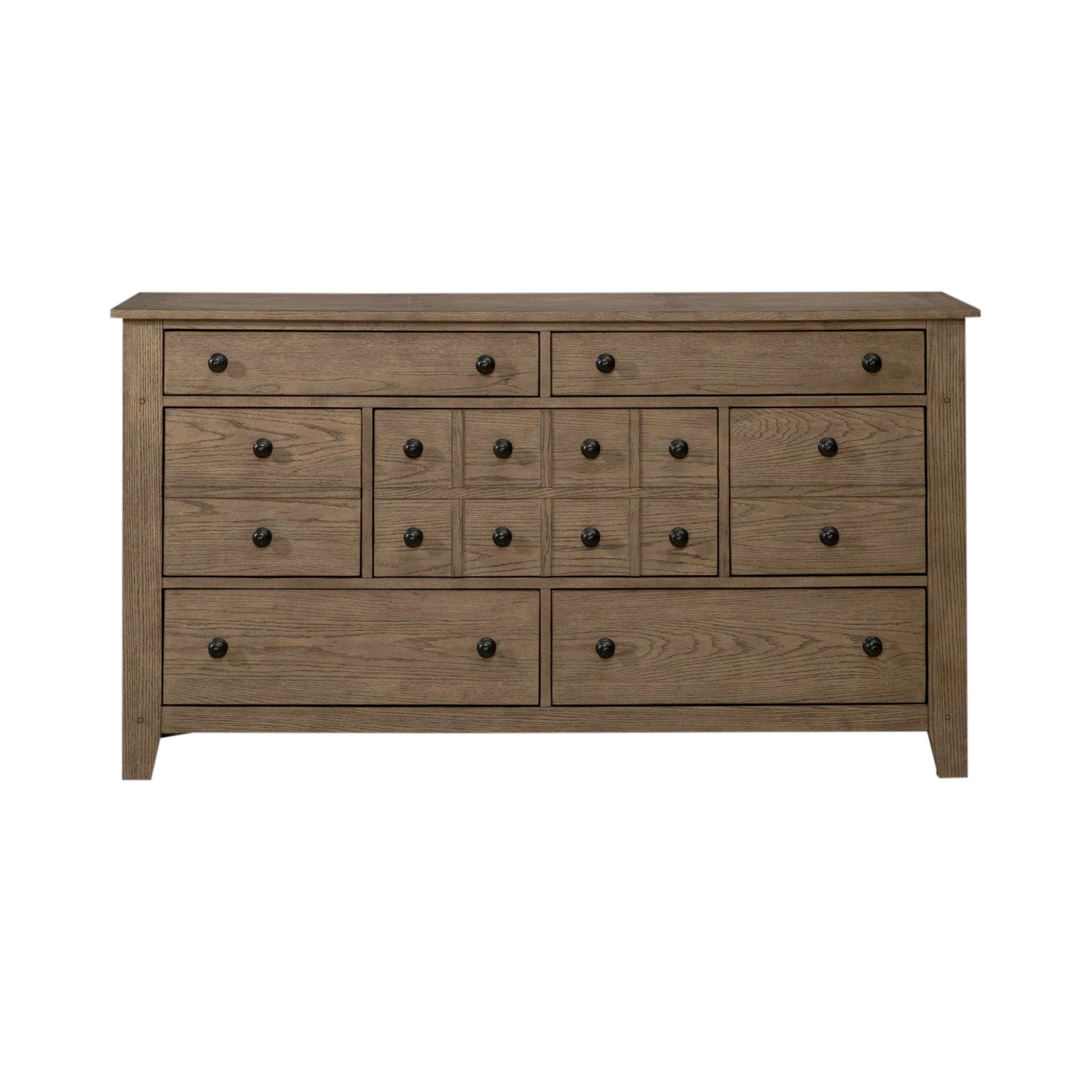 Liberty Furniture Grandpas Cabin - 7 Drawers Dresser - Light Brown | Meri Furniture