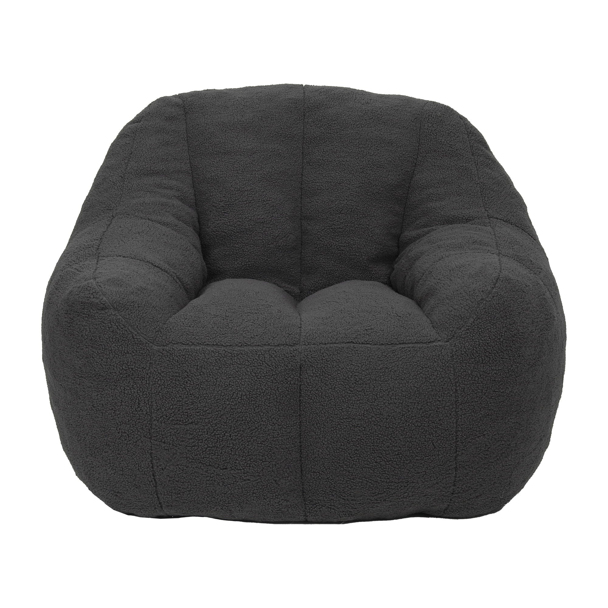 Comfy Bean Bag Chair With Memory Foam Filler, Tufted Soft