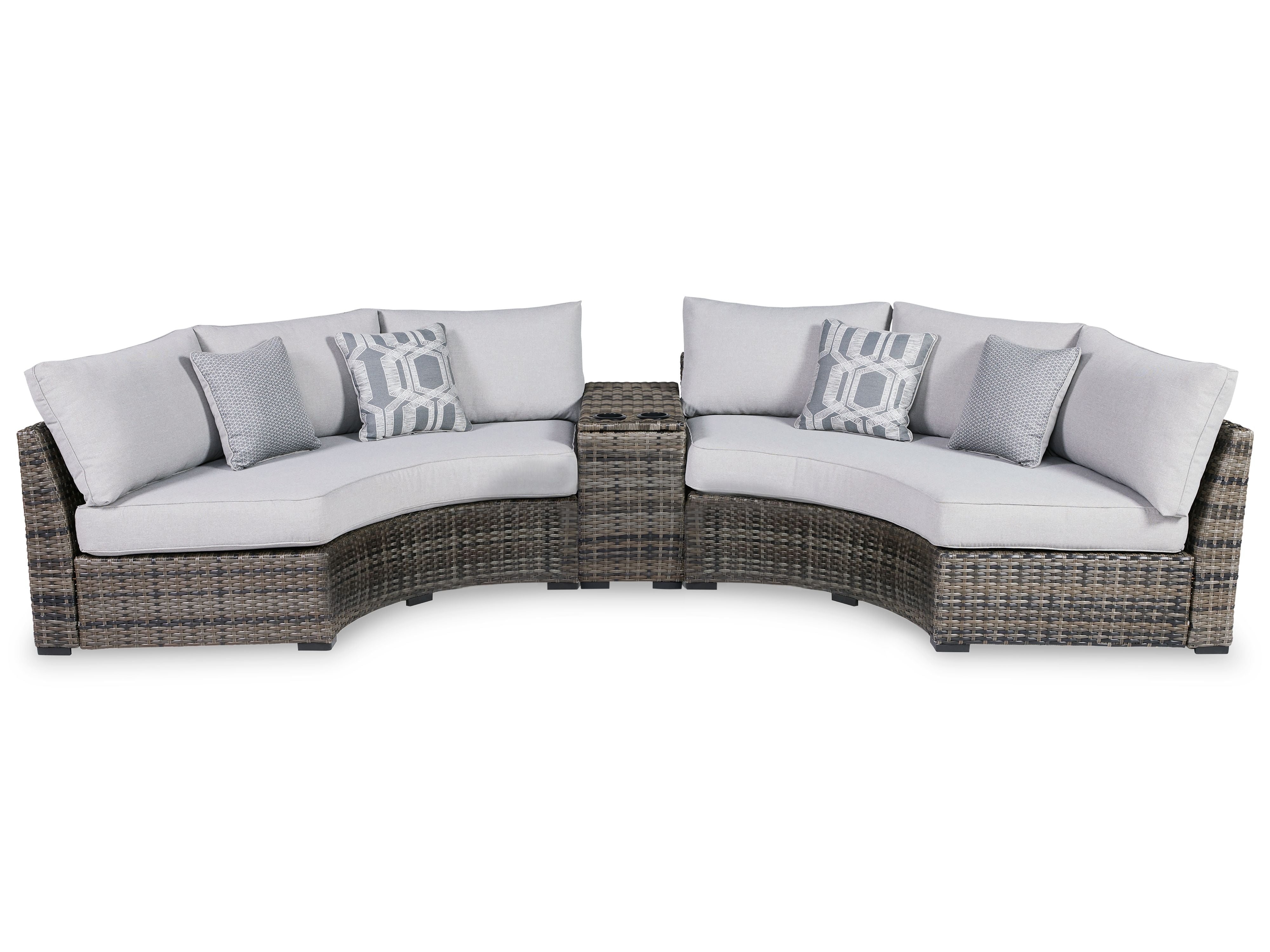Signature Design by Ashley® Harbor Court - Outdoor Sectional | Meri Furniture