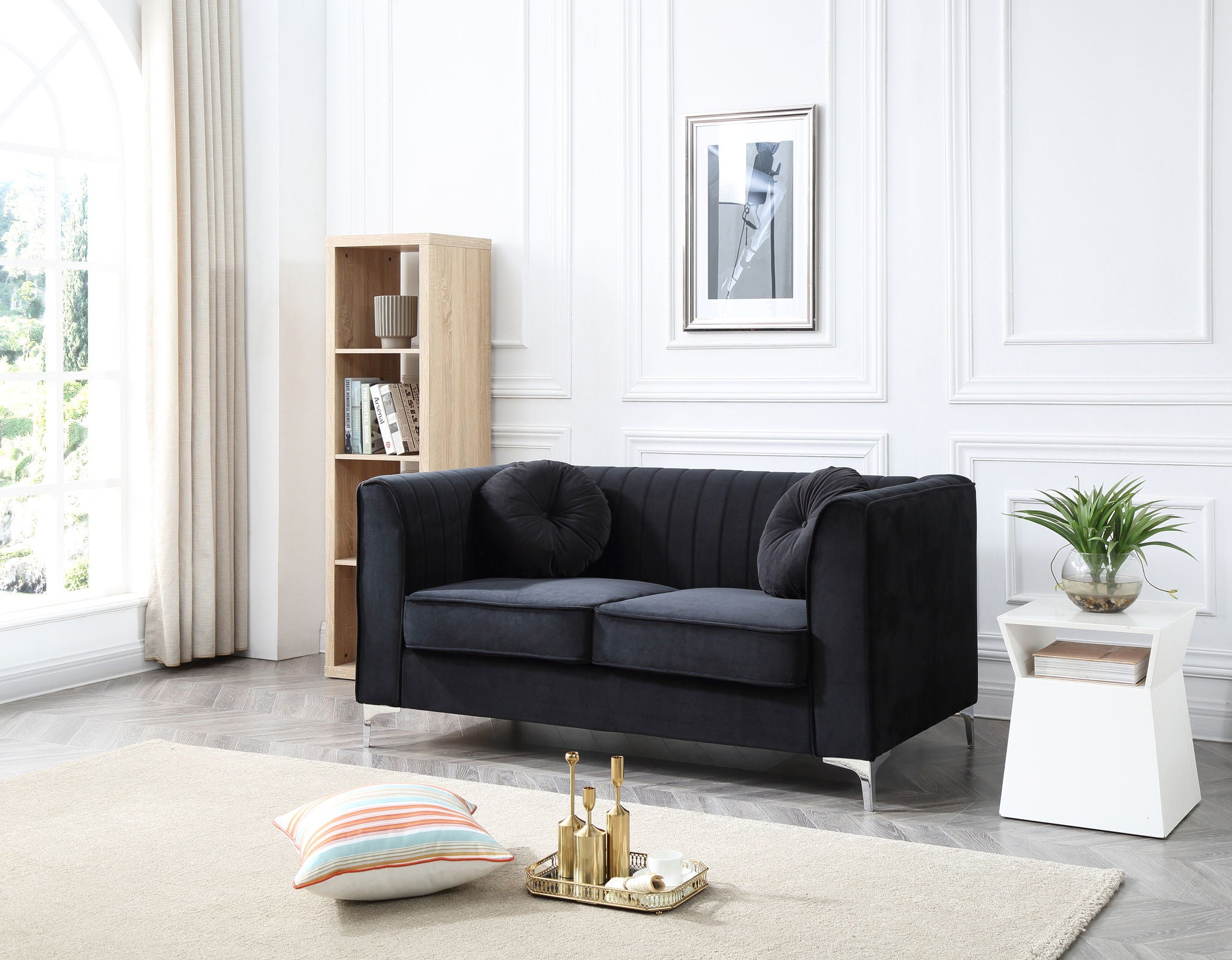 Delray - Micro Suede Loveseat
