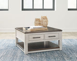 Signature Design by Ashley® Darborn - Gray / Brown - Lift Top Cocktail Table | Meri Furniture