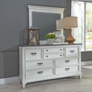 Liberty Furniture Allyson Park - Dresser & Mirror | Meri Furniture