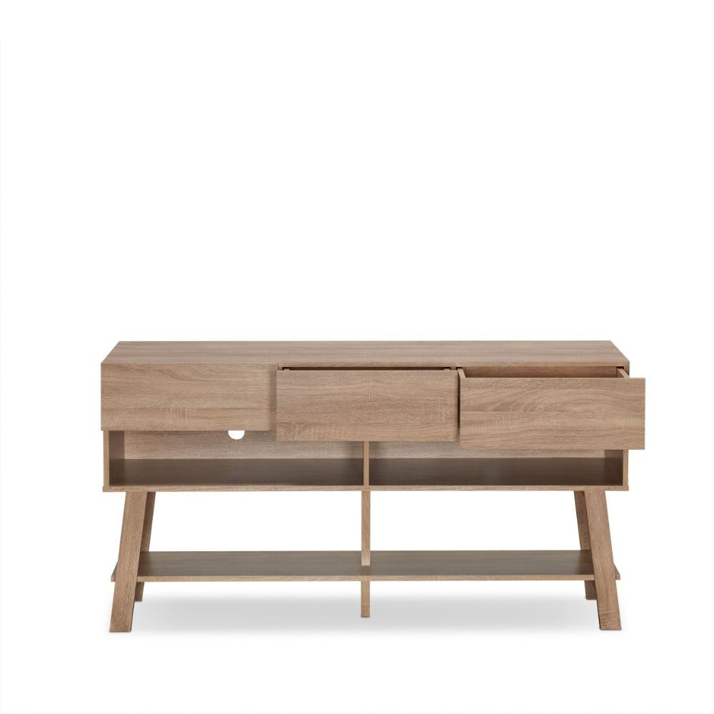 ACME Ariza - TV Stand - Rustic Natural | Meri Furniture