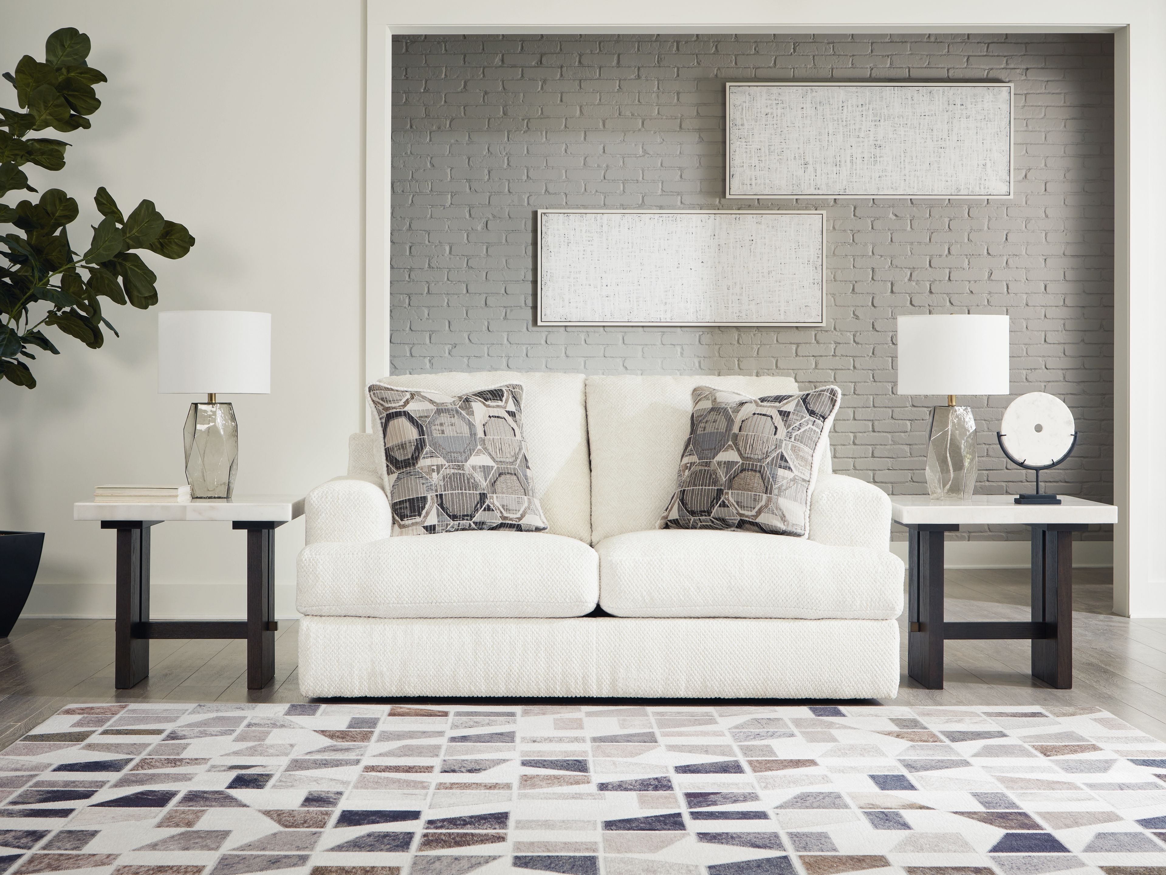Signature Design by Ashley® Karinne - Loveseat | Meri Furniture