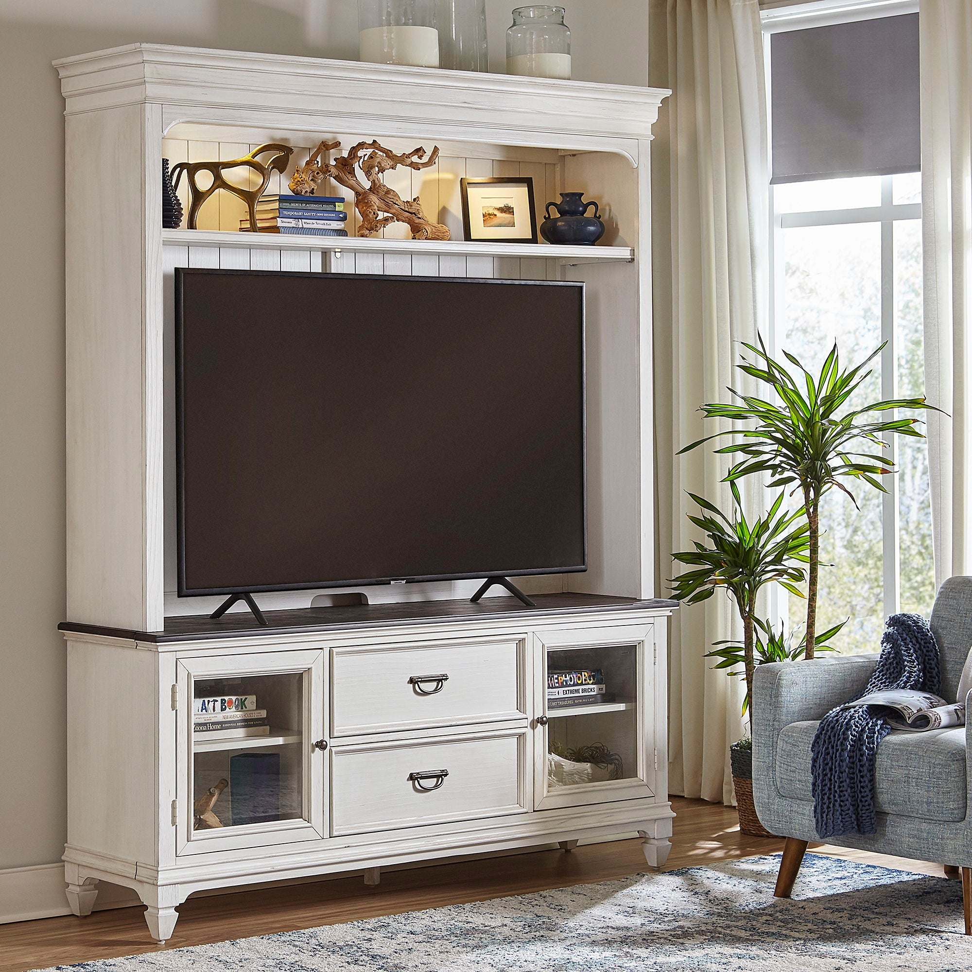 Liberty Furniture Allyson Park - Entertainment Center | Meri Furniture