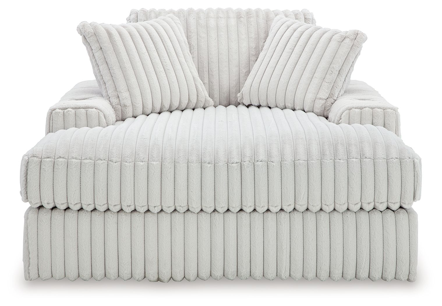 Signature Design by Ashley® Stupendous - Alloy - Oversized Chaise | Meri Furniture
