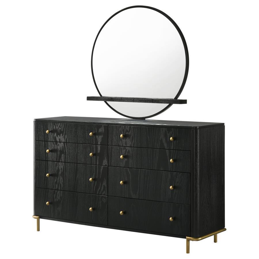 Coaster Fine Furniture Arini - 8-Drawer Bedroom Dresser With Mirror | Meri Furniture