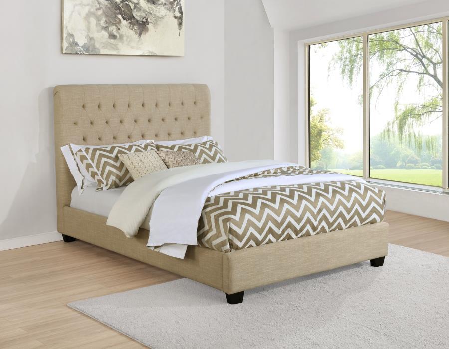 Coaster Fine Furniture Chloe - Upholstered Panel Bed | Meri Furniture