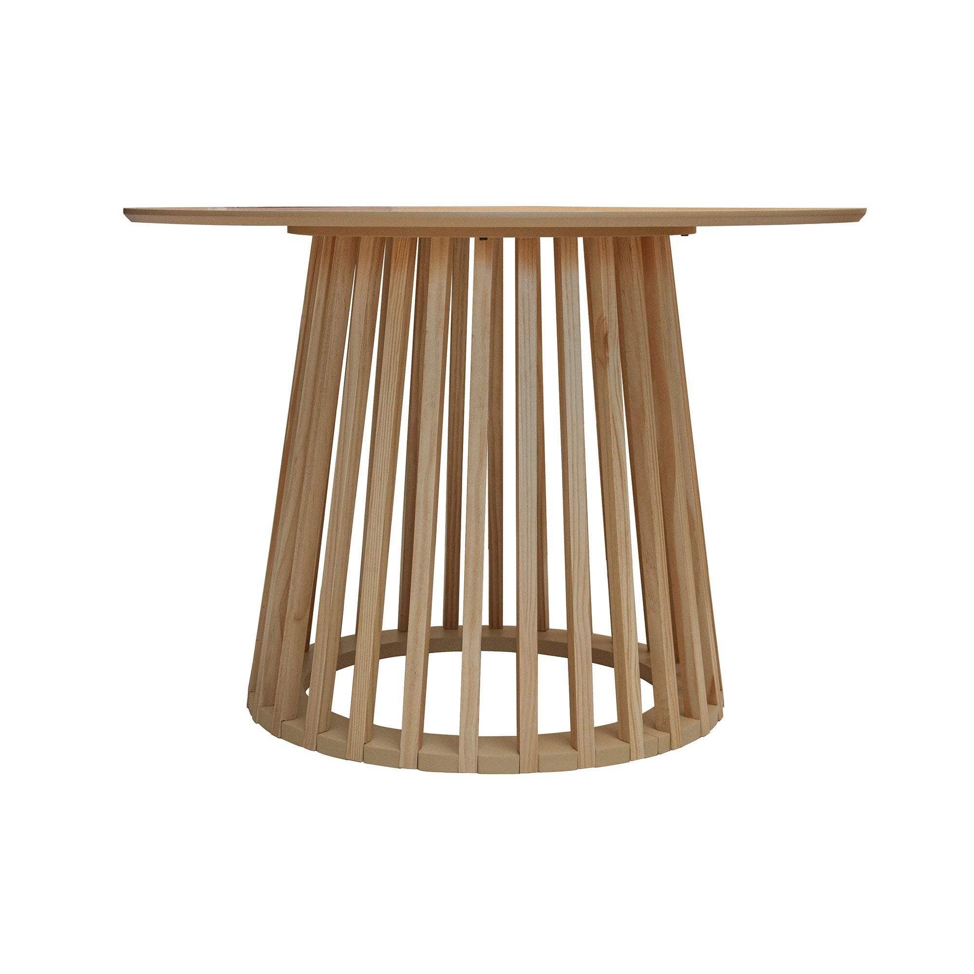 Modern Round Coffee Table With Grille Moldin