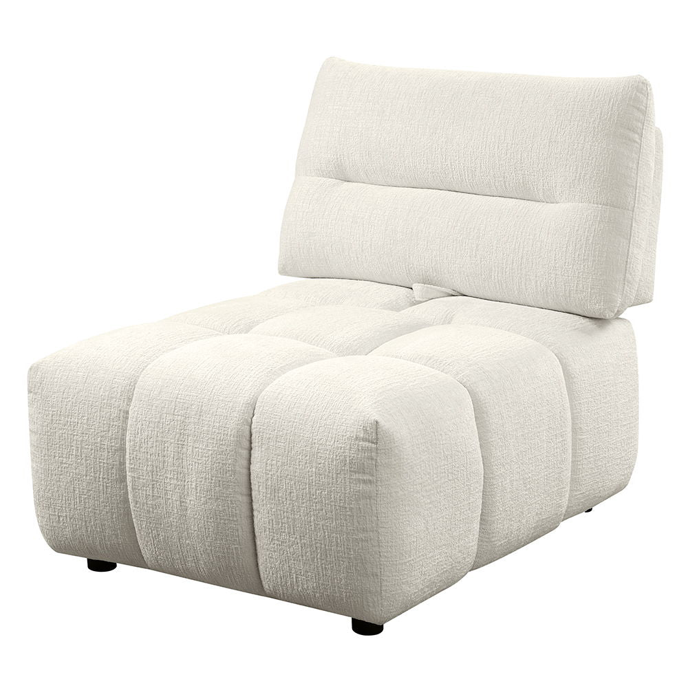 ACME Loanna - Modular Armless Chair - White | Meri Furniture