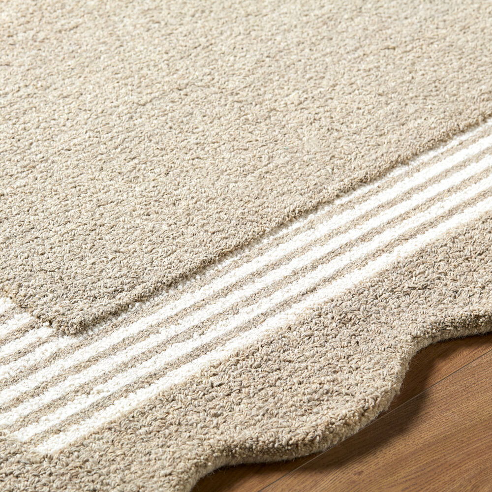 Scalloped Handmade Rug