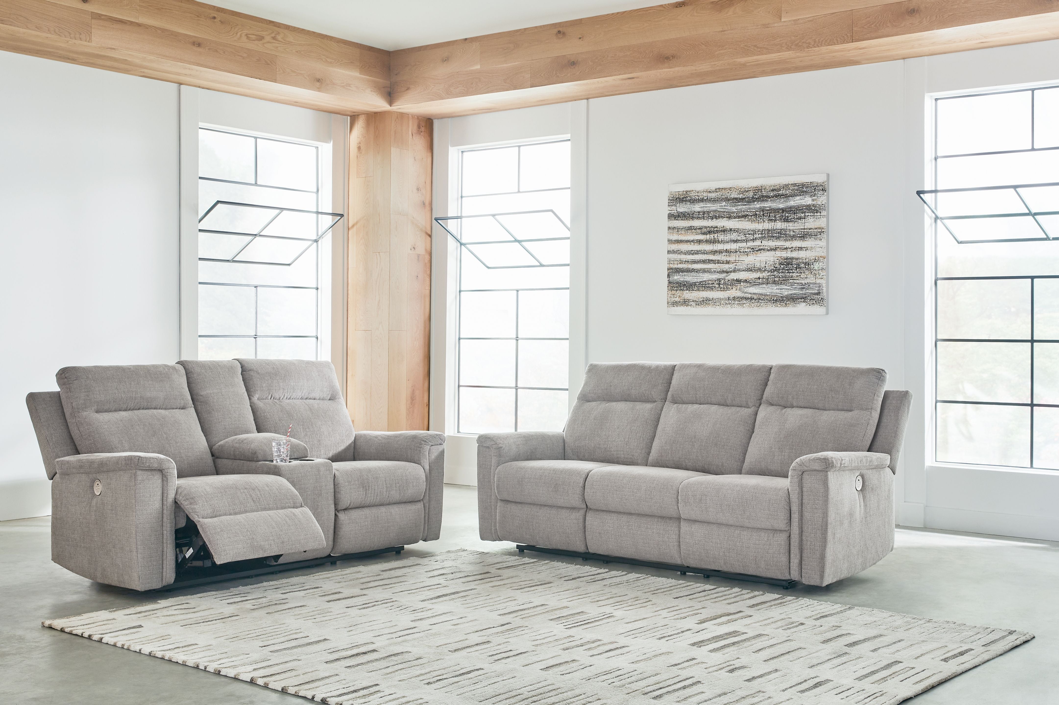 Signature Design by Ashley® Barnsana - Reclining Living Room Set | Meri Furniture