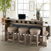 Liberty Furniture City Scape - 4 Piece Console Set - Burnished Beige | Meri Furniture