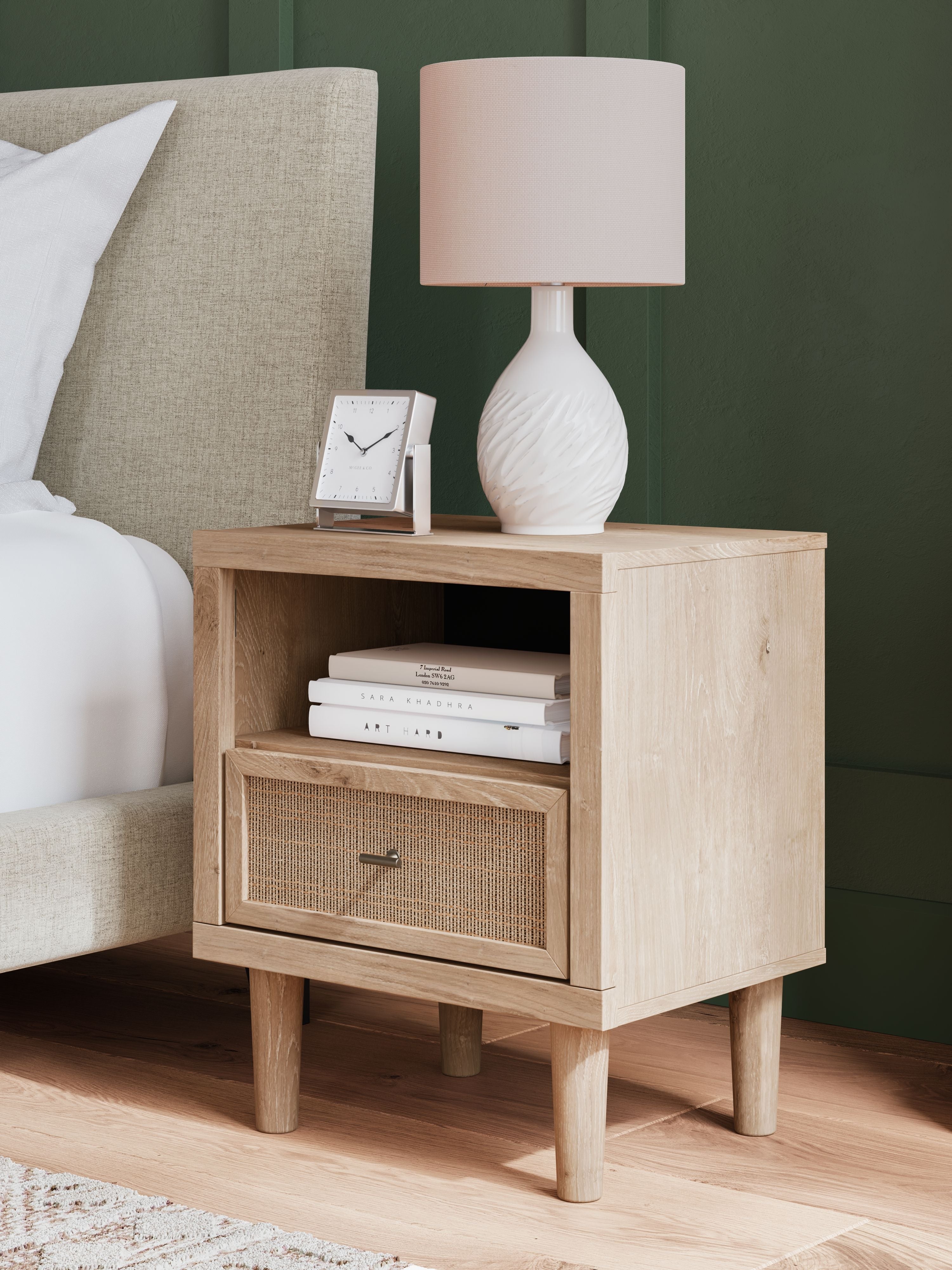 Signature Design by Ashley® Cielden - Two-tone - One Drawer Night Stand | Meri Furniture