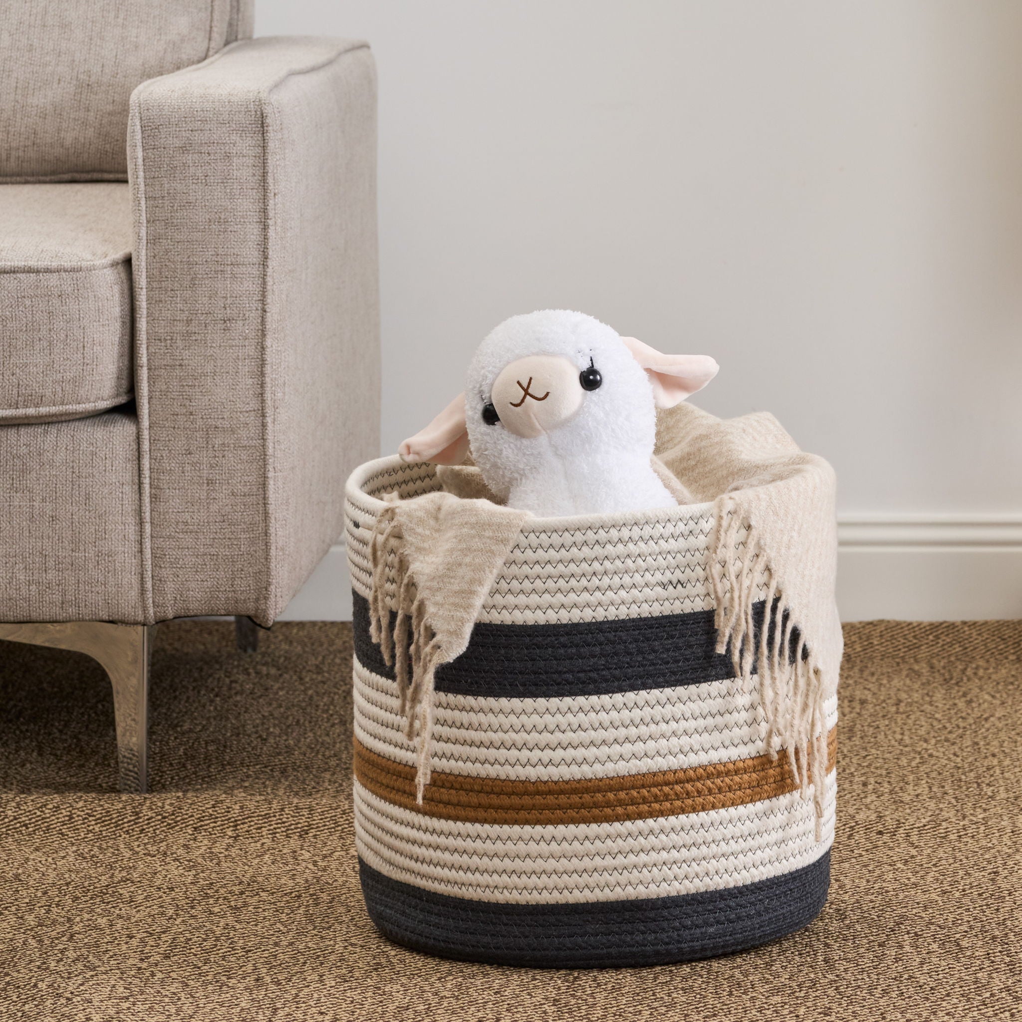 Gregory - Cotton Round Storage Basket
