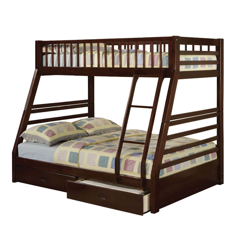 ACME Jason - Twin/Full Bunk Bed - Dark Brown | Meri Furniture