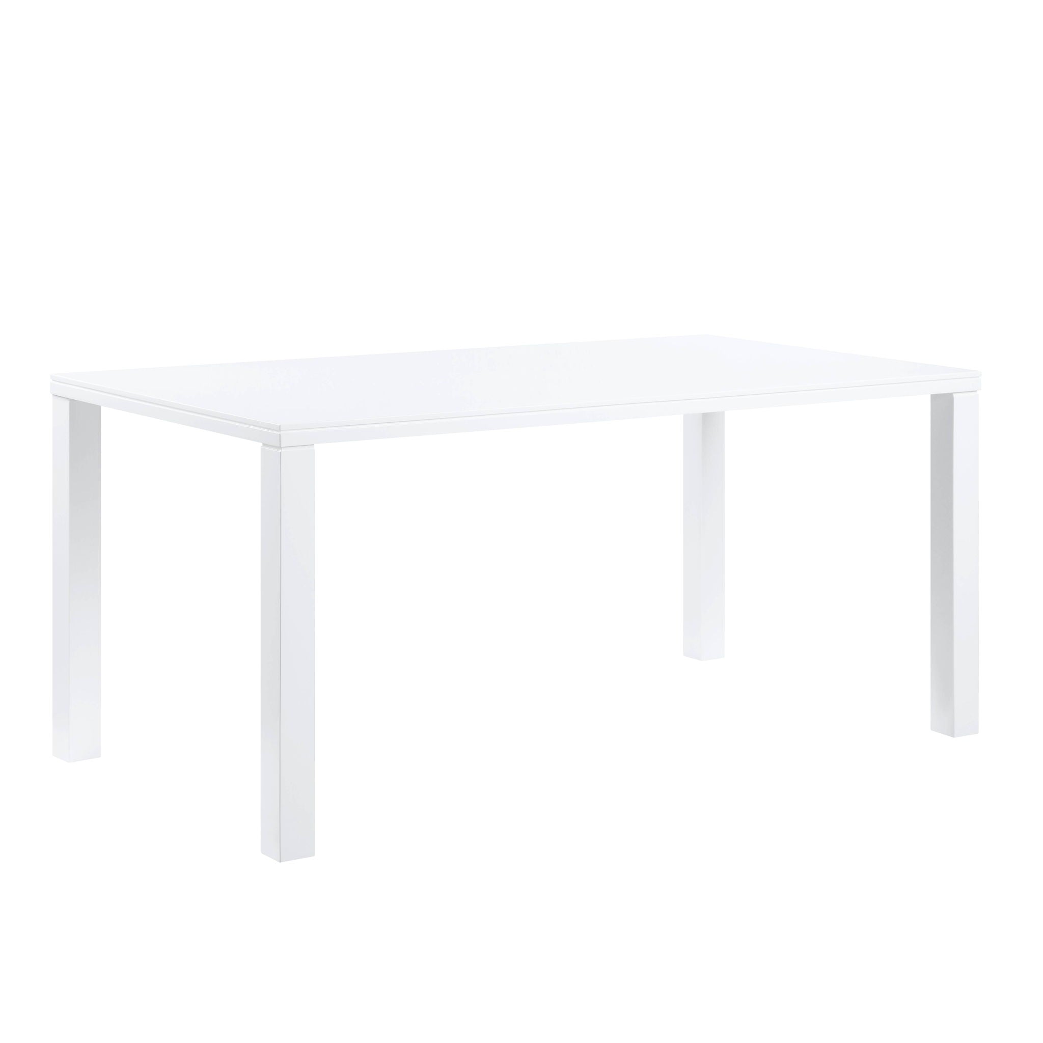Pagan - High Gloss Dining Table - White