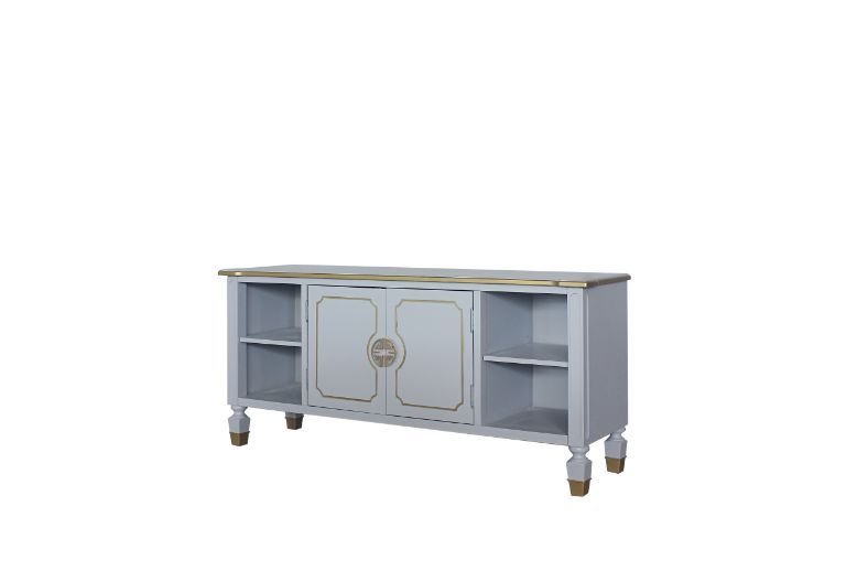 ACME House - Marchese TV Stand - Pearl Gray Finish | Meri Furniture